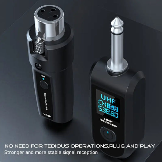 Transmisor y receptor inalámbrico XLR