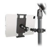 Soporte ajustable universal ABS de pedestal para tabletas y teléfonos.